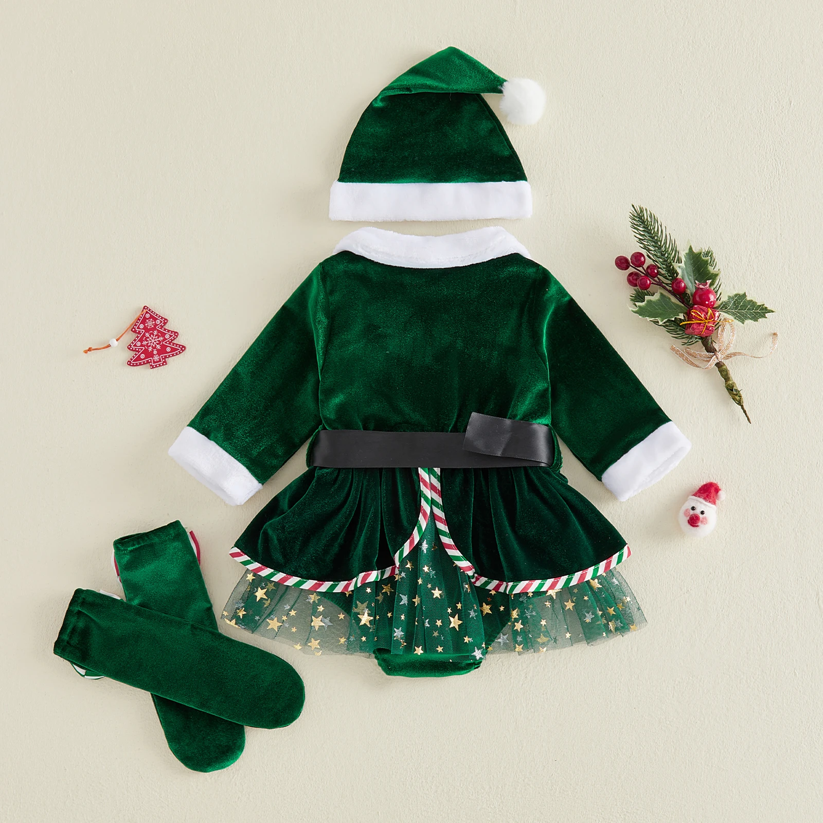 Baby Girl Christmas Outfit Fas - Embroidery Xmas Stocking review and price