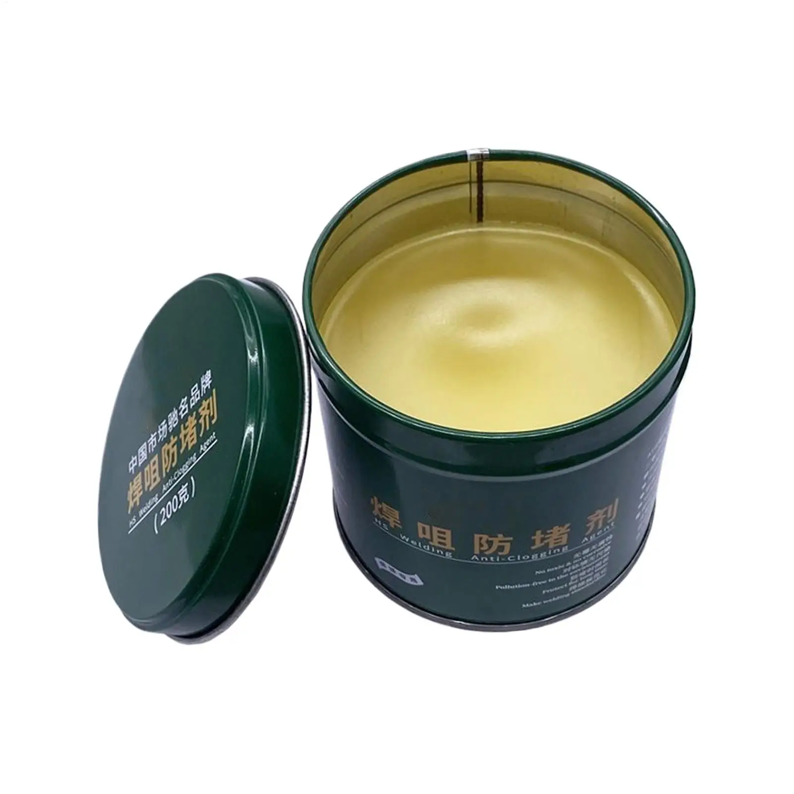 Welding nozzle anti clogging paste 200g welding nozzle welding oil paste prevents welding slag adhesion and extends nozzle life