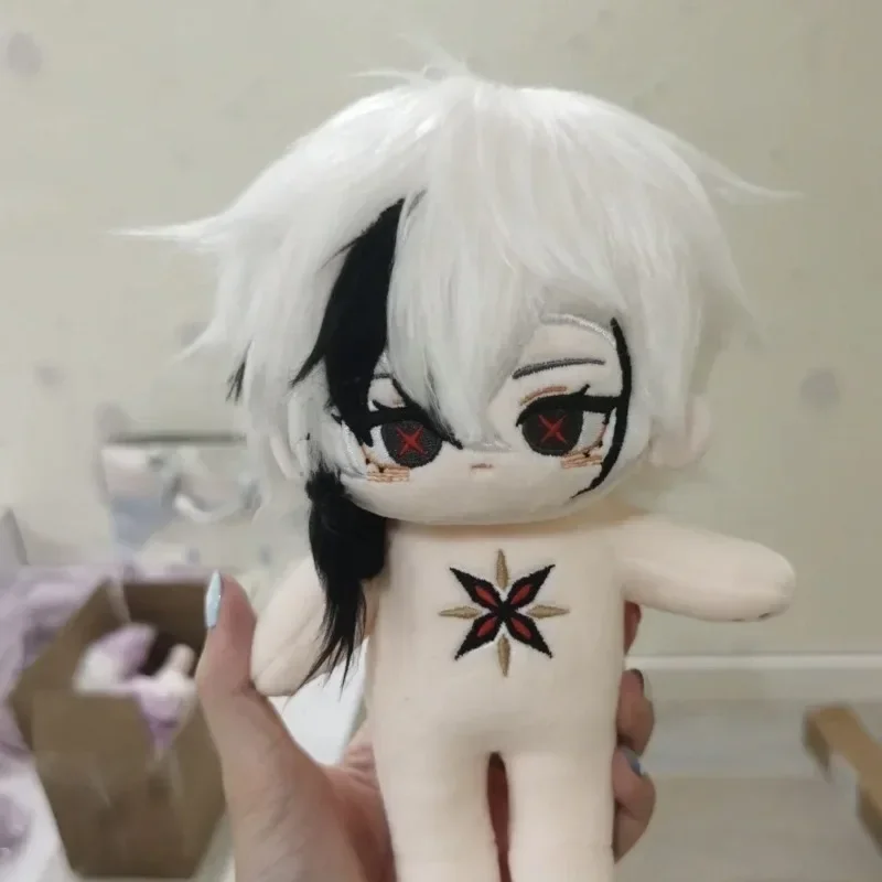 20cm アニメゲーム 原神 カワイイ コスプレ ぬいぐるみ ボディ スケルトン入り アルレッキーノ ソフトぬいぐるみ モデル おもちゃ フィギュア ファン ギフト