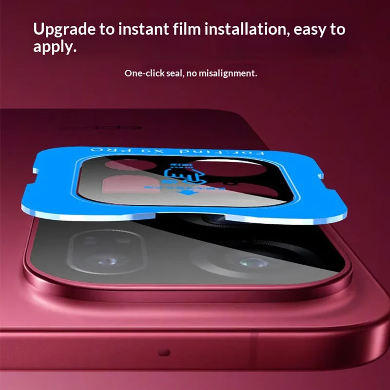 Защитная пленка для объектива камеры с полным клеем для Oppo Find X9 Pro, защитная пленка для камеры, стекло для установки локатора крышки объектива Find X9