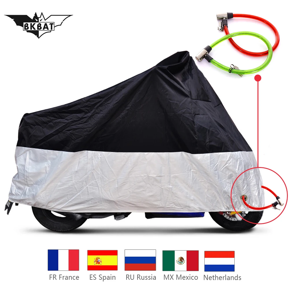 BKBAT Motorcycle COVERS Motorcycle Cover Waterproof Outdoor Xvs 650 Motorcycle Waterproof Bicycle Case Motorcycle Cover