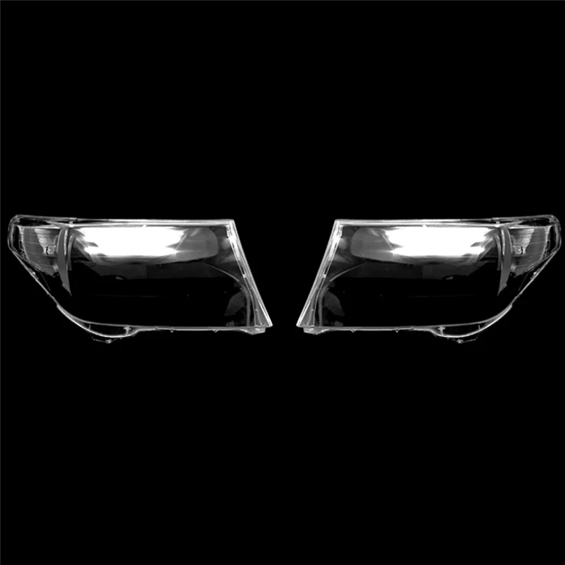 لتويوتا لاند كروزر LC200 2008-2012 غطاء المصباح غطاء للعدسات الشفافة سيارة العلوي قذيفة غطاء مصباح اليسار #5