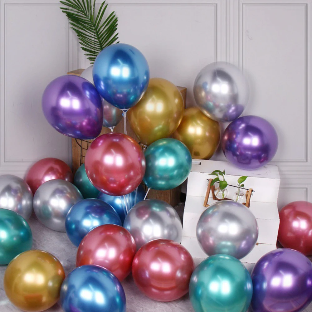 50-500 Pcs 10Inch Latex Balloon Silver Purple Birthday Decoration Balloon Set Wedding Party Supplies image 2