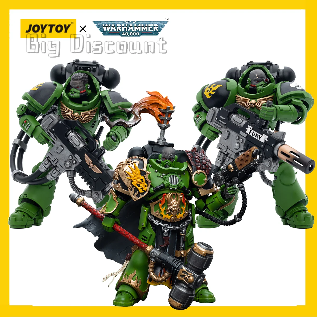 

[В НАЛИЧИИ] JOYTOY Warhammer 40,000 1/18 Фигурка Саламандры Эрадидикаторы Брат TKren Модель