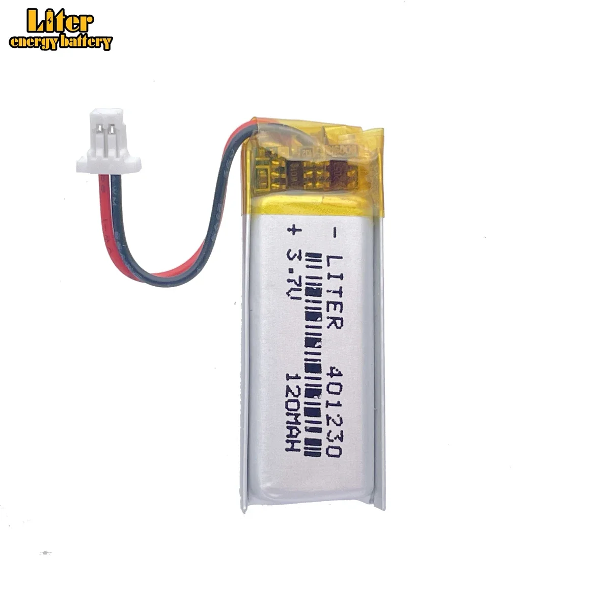 JST ACH-1.0mm 3.7V 120mAh 401230 Battery Installing lithium-polymer LiPo batteries for Blank Slate