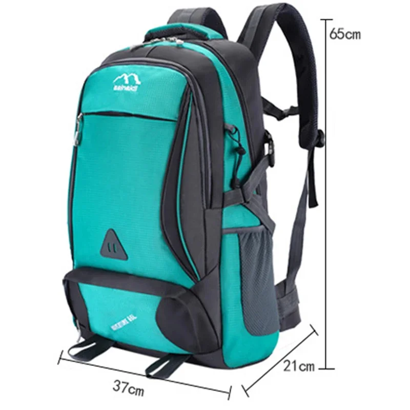 65L Men Unisex Outdoor Backpack Travel Sports Bag Pack Fishing Hiking Climbing Camping Rucksack For Male Women Female