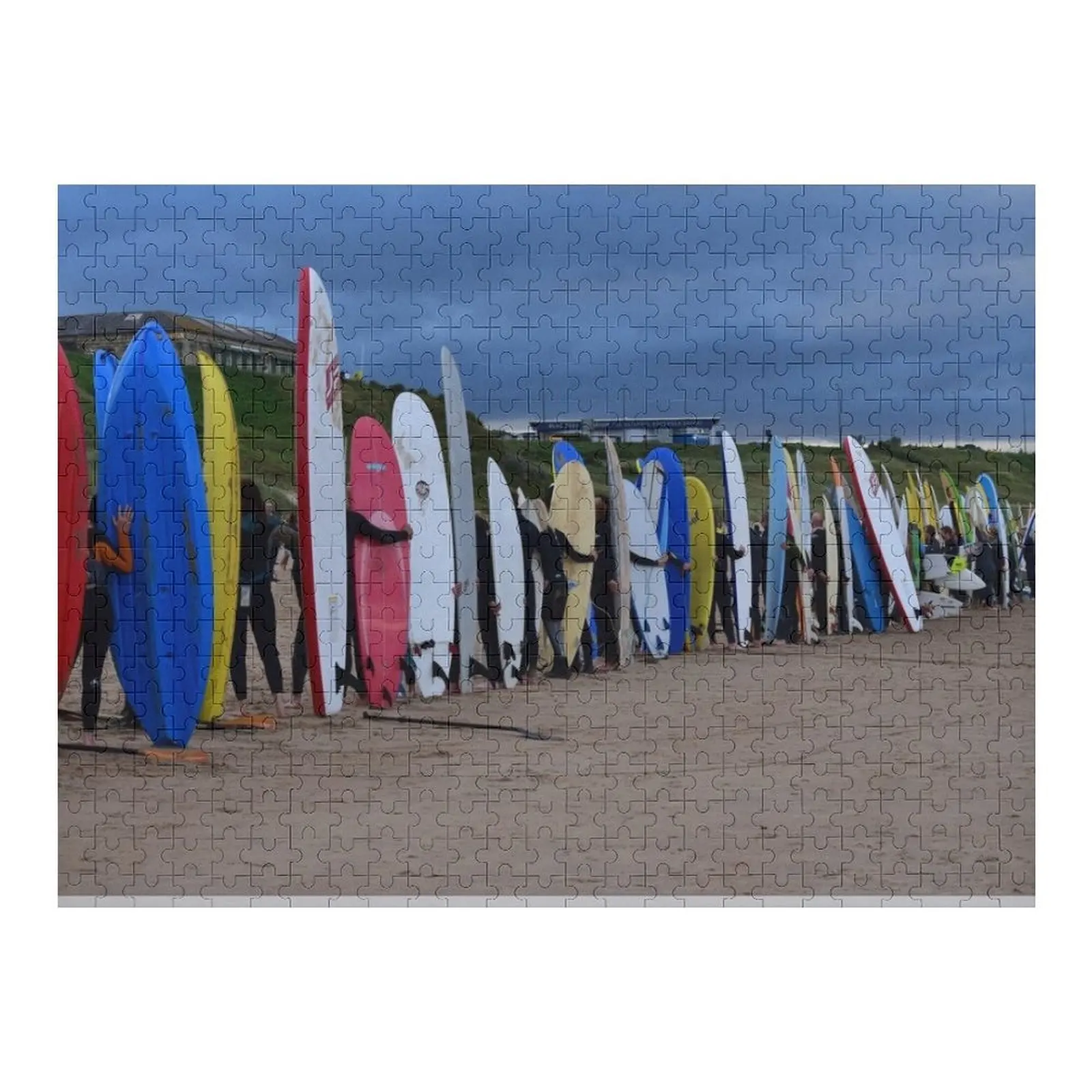 

Surfing Surf Boards at the Beach Jigsaw Puzzle Toys For Children Wooden Animal Puzzle