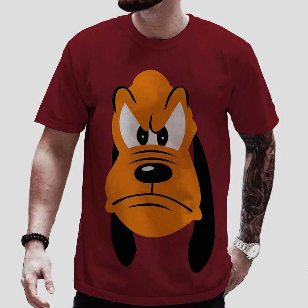 Disney Fun T-shirt Mickey Mouse Donald Duck Goofy Cartoon Men's And Women's T-shirts Casual Style 3D Printed Summer Casual
