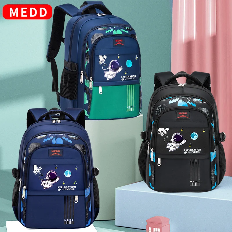 Astronaut Elementary Backpack Grades Three Through Six Elementary Schoolbag Male Middle School High Capacity Spine Guard Boy Bag