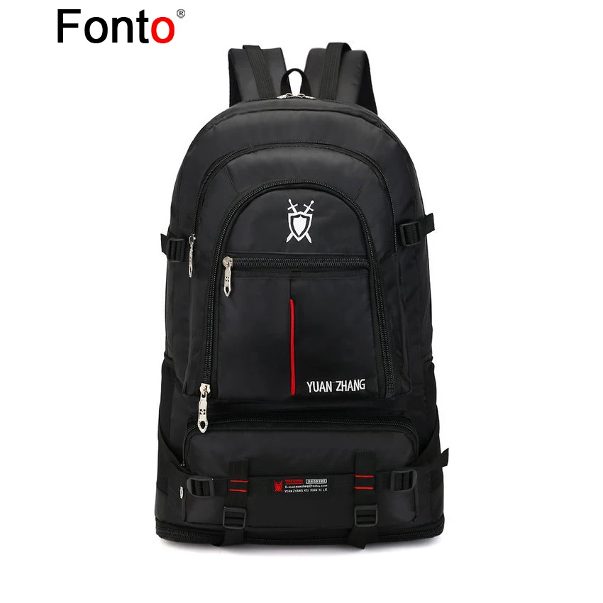 

Fonto 80L Expansible Multi-Layer Bag Waterproof Hiking Camping Backpack Sports Outdoor Climbing Bag Trekking Travel Rucksack