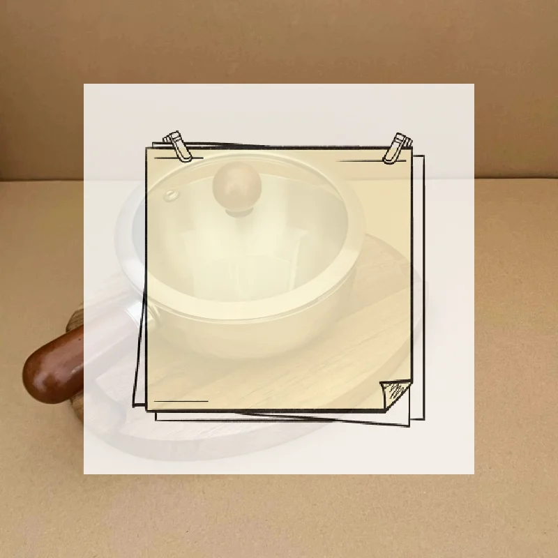 

Stainless Steel Milk Pot With Wooden Handle, Compact Cooking Pot, Suitable For Frying Eggs And Heating Milk