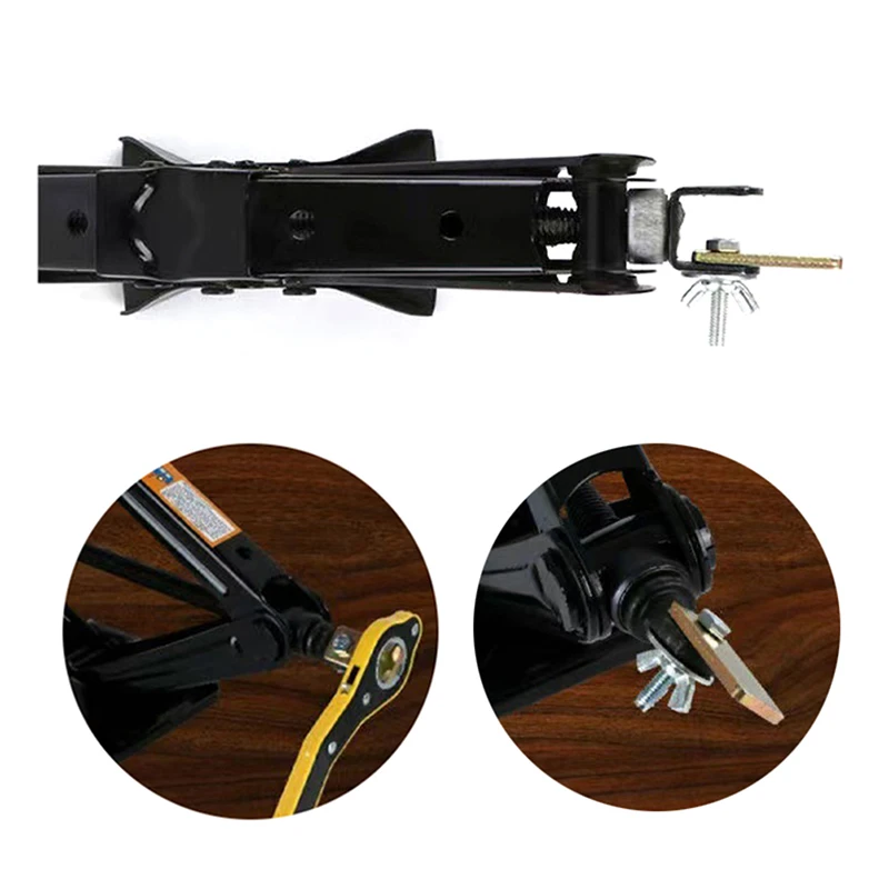 1개 어댑터 자동차 시저 래칫 렌치 타이어 휠 러그 렌치 핸들 노동 절약 수리 도구