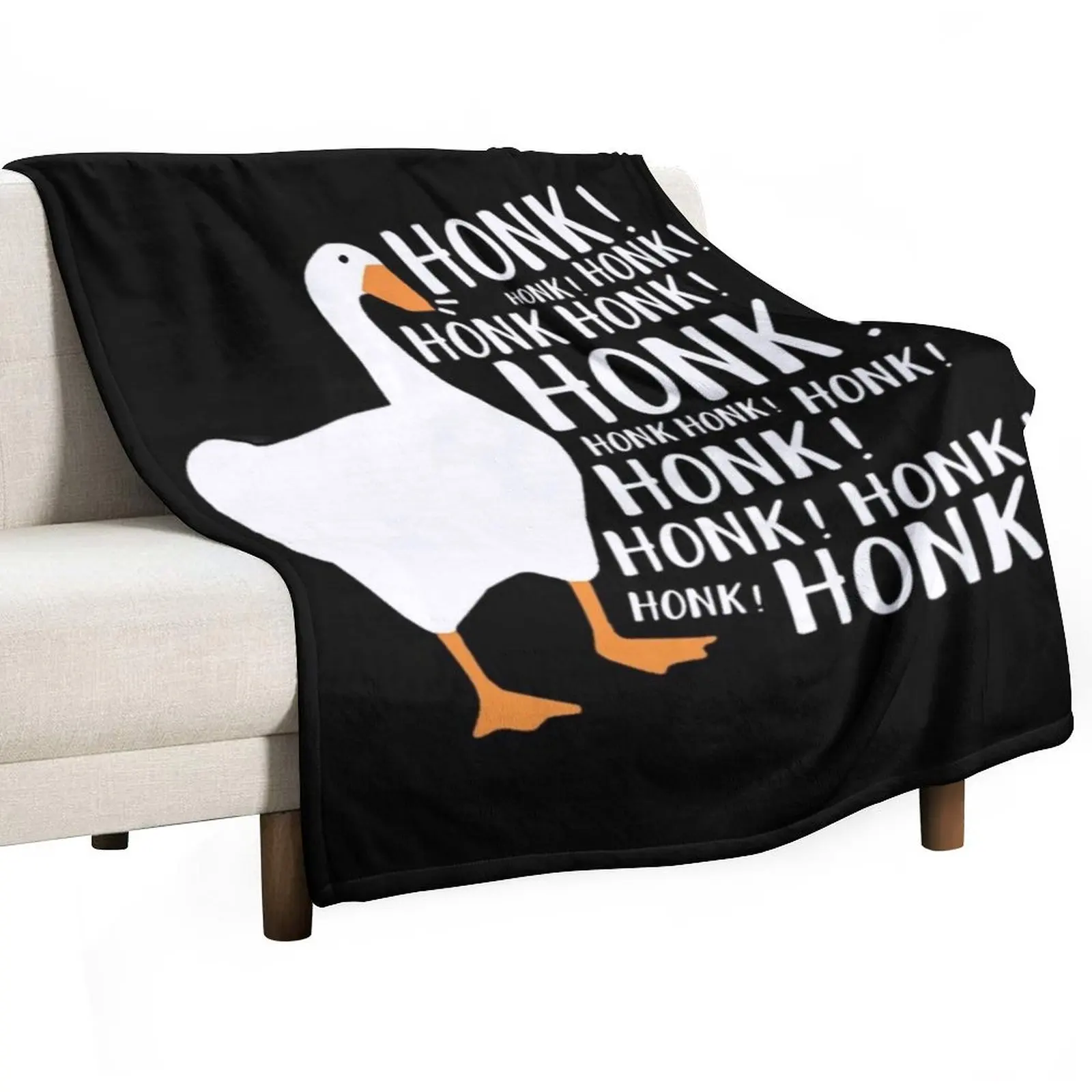 Untitled Goose Game T-ShirtUntitled Goose Honk Throw Blanket Decorative Sofa anime heavy to sleep Tourist Weighted Blankets