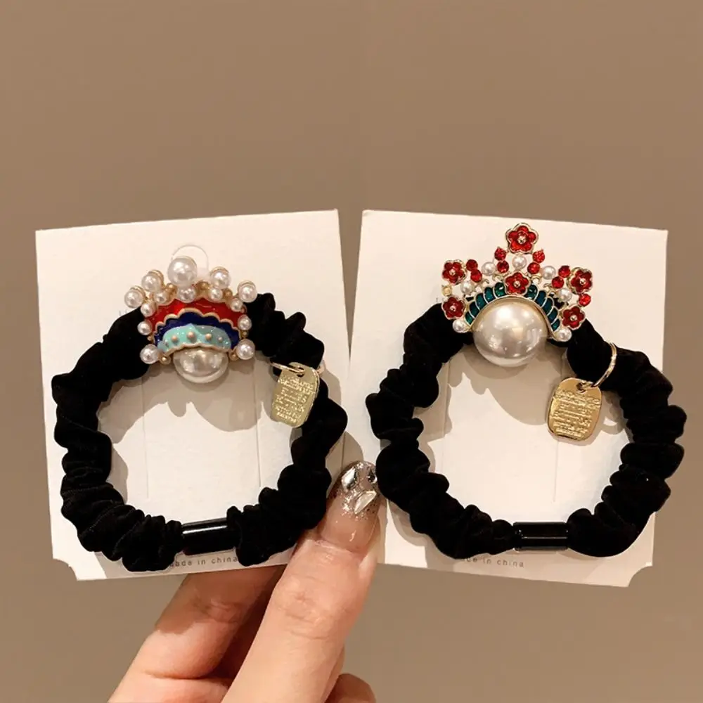 Beijing Opera Facial Masks New Year Elastic Hair Band Peking Opera Bracelet Dragon Year Headwear New Year Decor