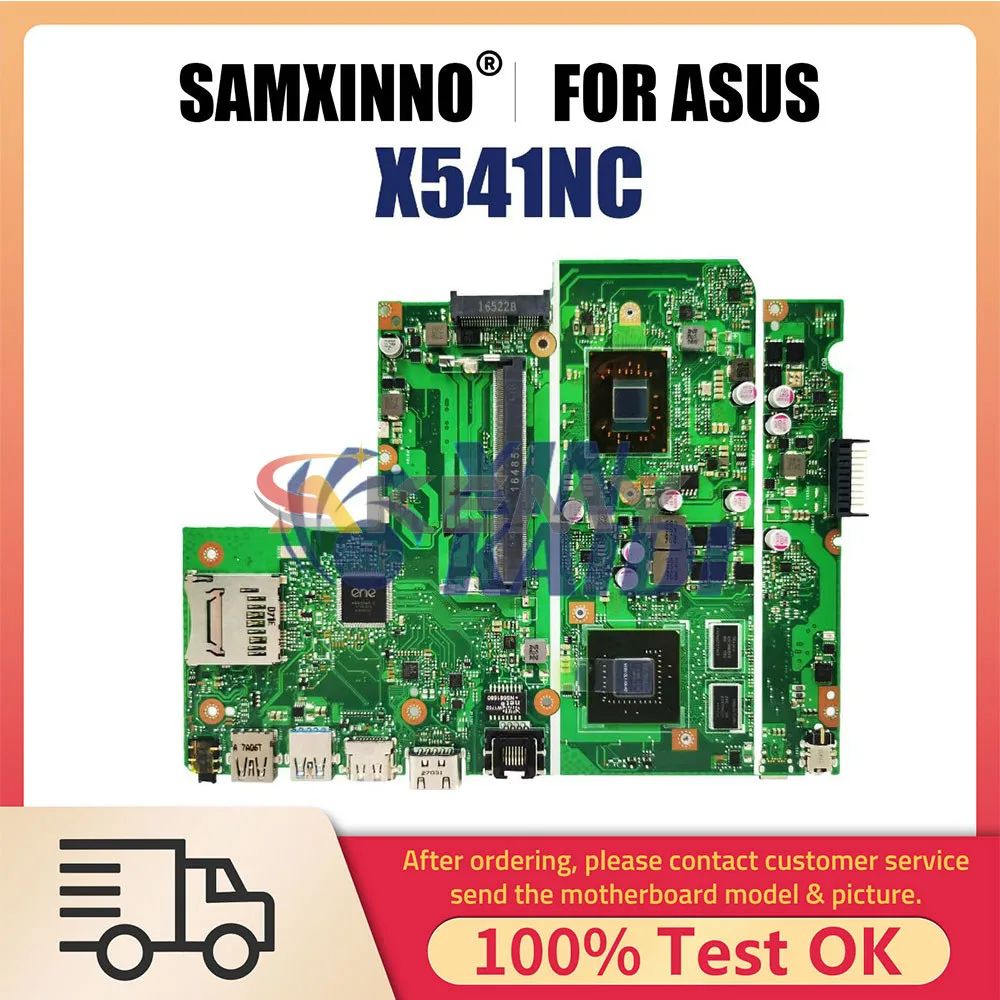 

Notebook Mainboard For ASUS X541N X541NC A541NA A541NC R541N F541N Laptop Motherboard N4200 N3350 GT810M 100% Test OK