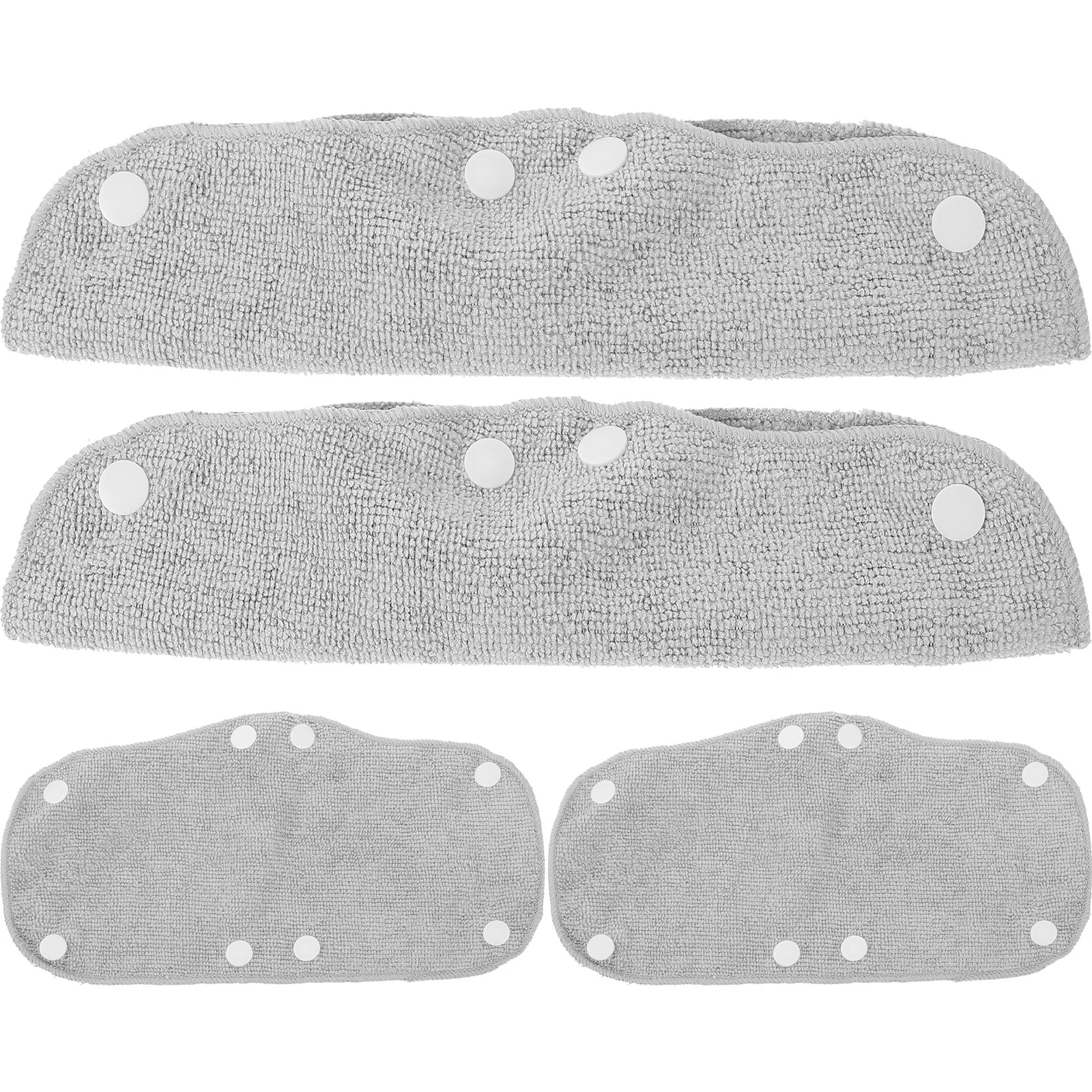 4Pcs Breathable Hard Hat Sweatband with 8 Snap Fasteners Anti-Sweat Lining for Safety Helmets Factory Work Gear