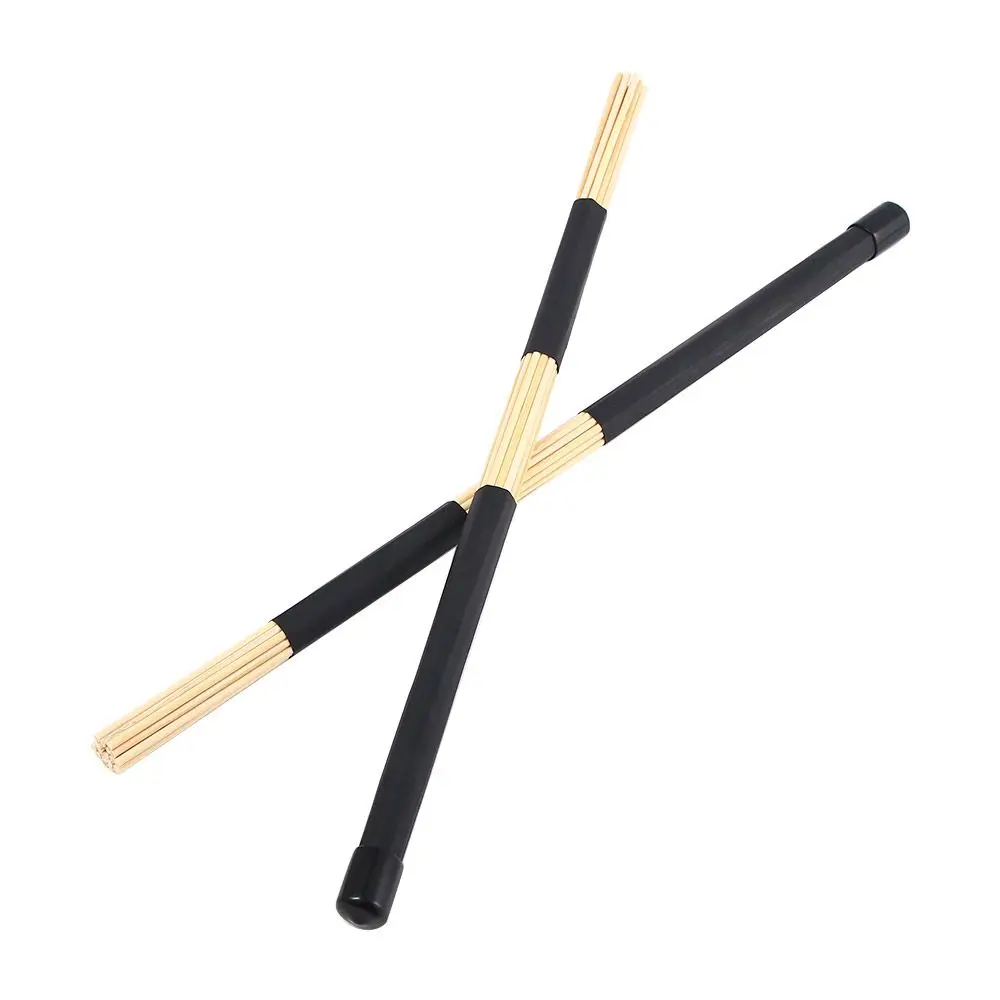 1 Pair Black Entertainment Jazz Drum Percussion Part Musical Instruments Percussion Accessories Drum Sticks Drum Brushes