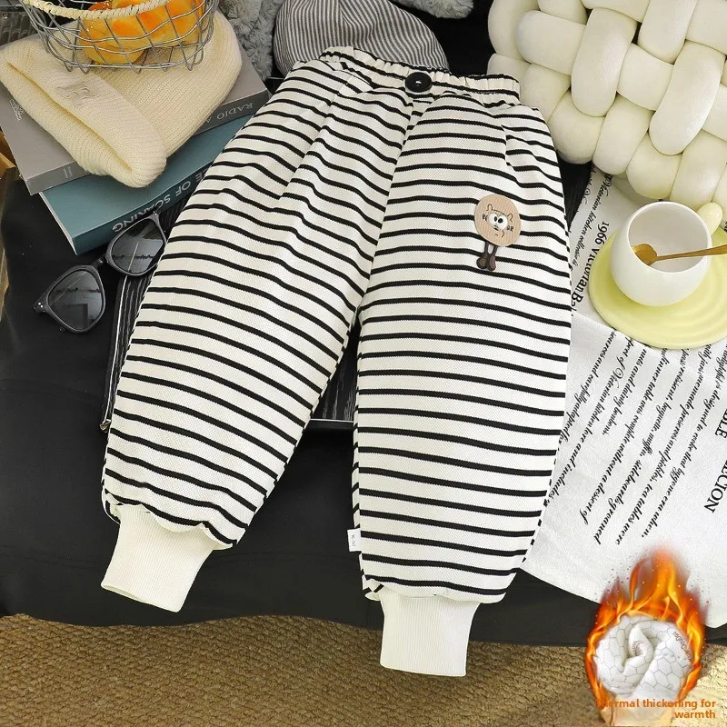 2026 Winter Children Warm Casual Pants Kids Baby Boy Girl Trousers For Sports Clothing Toddler Bottoms Infant Baby Clothes Pants