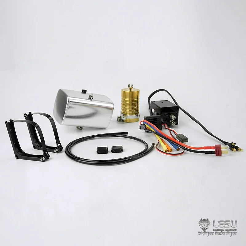 Lesu Metal Hydraulic System 205 155Mm Oil Cylinder Pump Esc Tank For 1/14 Tamiyaya Rc Dumper Truck Remoted Toucan Toy Th13460