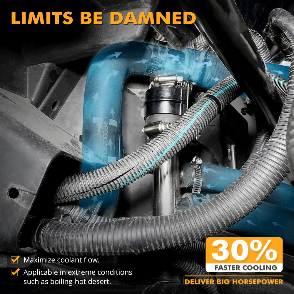 UTV Edelstahl für Can-Am Thermostat Löschen Kit Kühler für Can-Am Maverick X3 Max R RR 4x4 XRC XMR DS Turbo DPS Zubehör