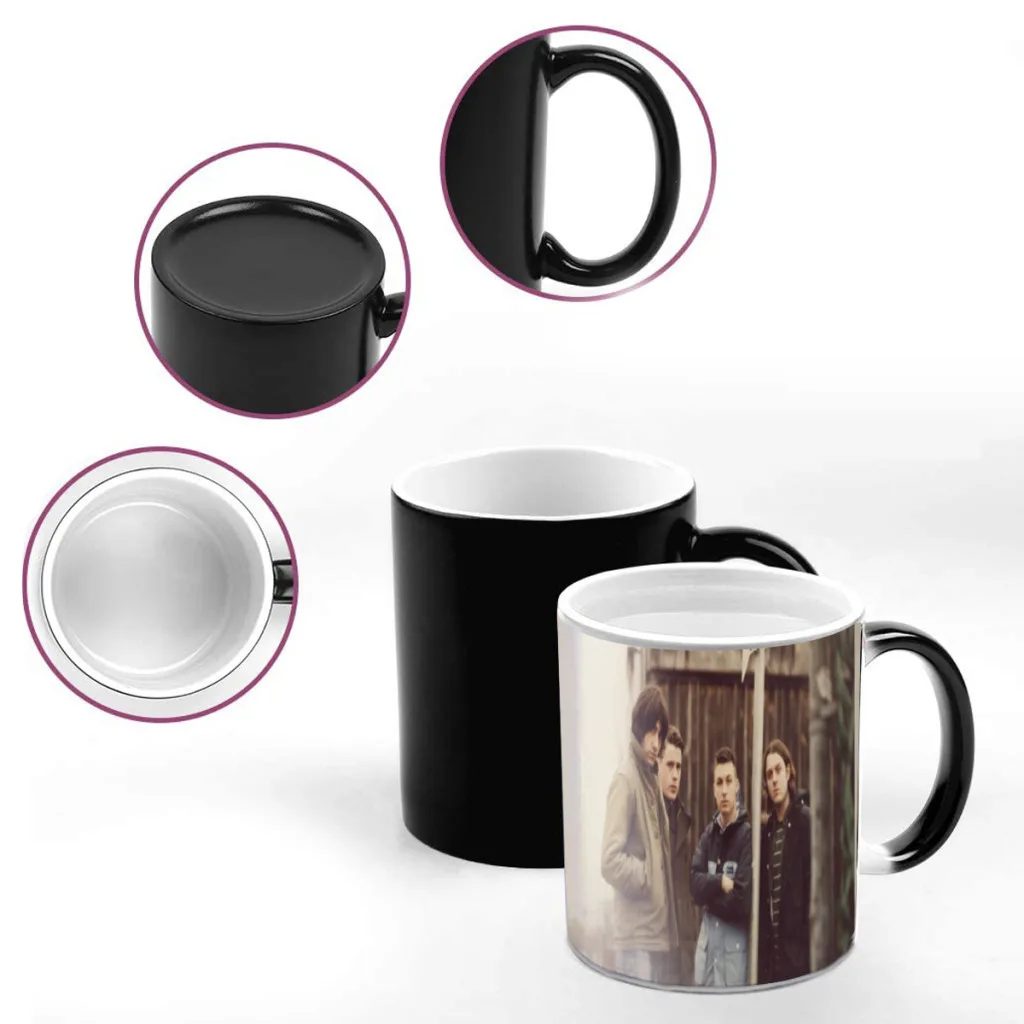 Arctic Monkeys Music Album One Piece Coffee Mugs And Mug Creative Color Change Tea Cup Ceramic Milk Cups Novelty Gifts