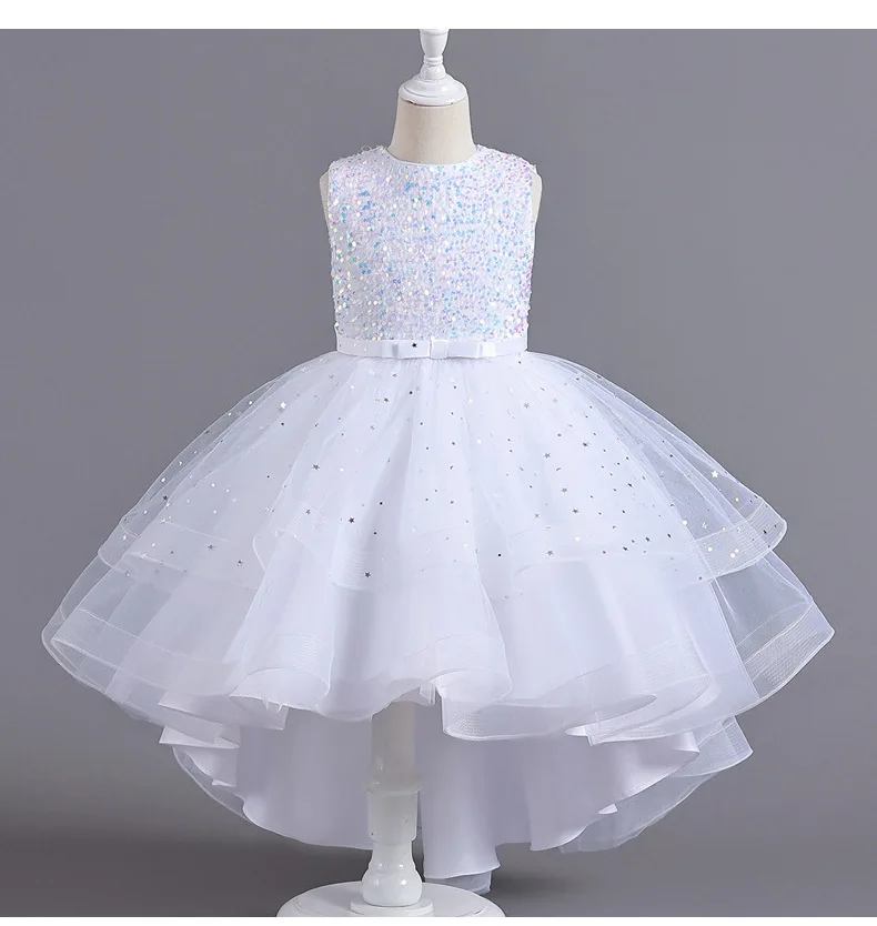 

Girls' Christmas Party Dress Sequins Girl Performance Dresses Kid Clothes 4 to 13T