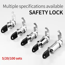 5/20SETS Security Lock Metal Cylinder Cabinet Locker Cam Lock With Keys Security Mailbox Lock Drawer 16mm/20MM/25MM/30MM
