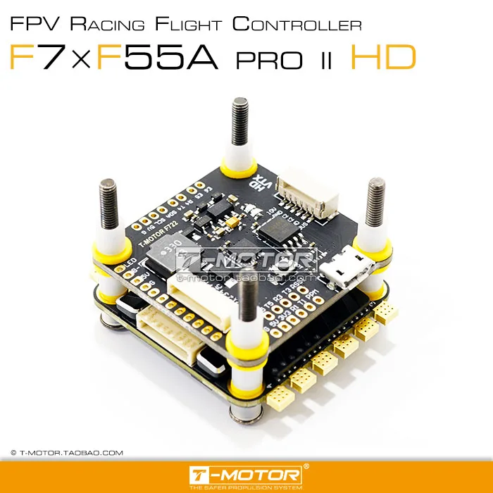 T-MOTOR Tmotor F4 F7 722 HD Flight Controller combo stack F45A V2 F55A PRO II 6S 4In1 ESC FPV Racing Drone quadcopter Multirotor