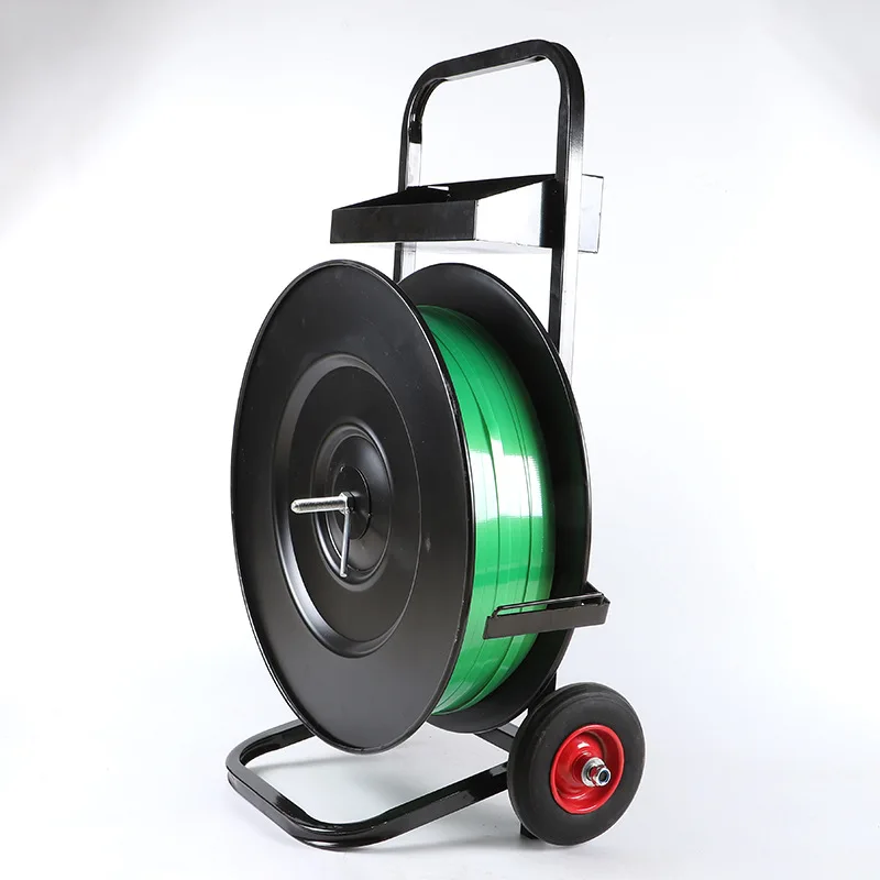 

PET Plastic Steel Belt Reel Car, Hand Push Iron Belt Reel Car