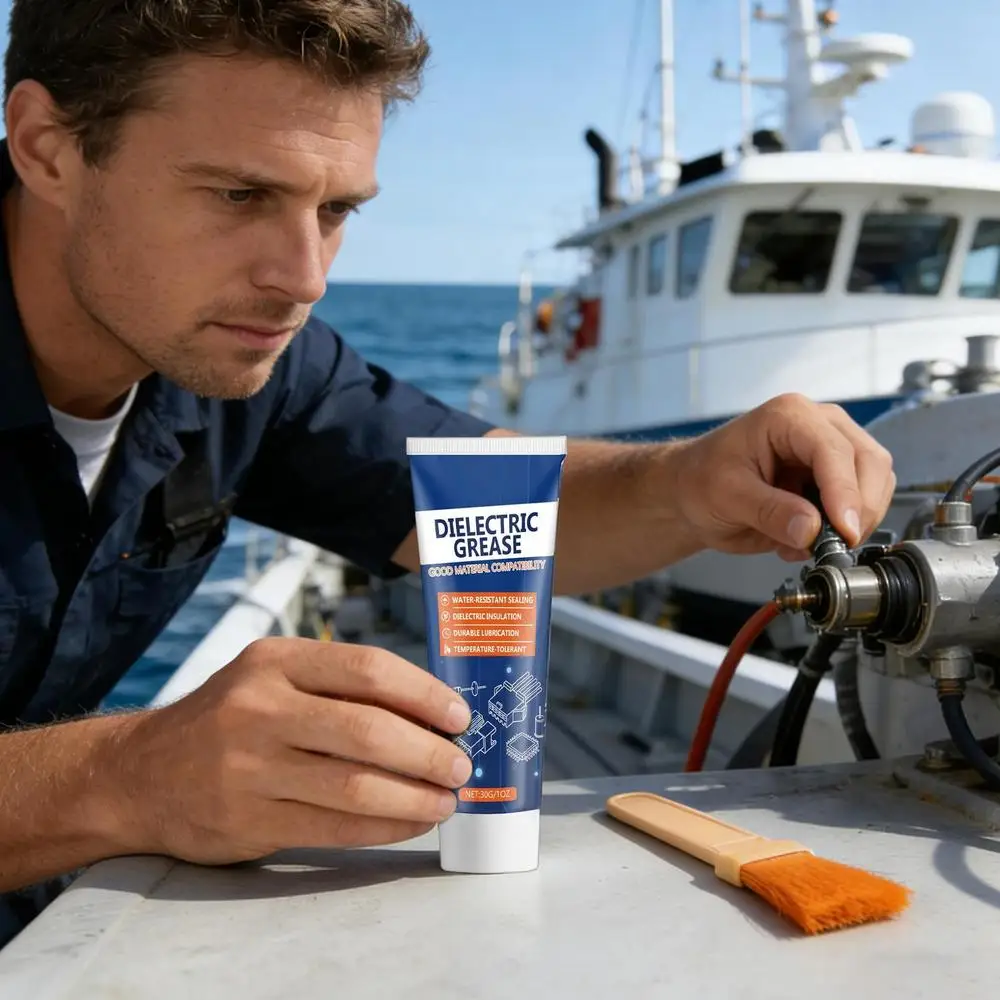 Wasserdichtes dielektrisches Fett, dielektrisches Fett für den Automobilbereich, Hochleistungs-Marinefett für Anhänger, Wohnmobile, LKW, Limousinen, Pickups, Türscharniere – Detail 4