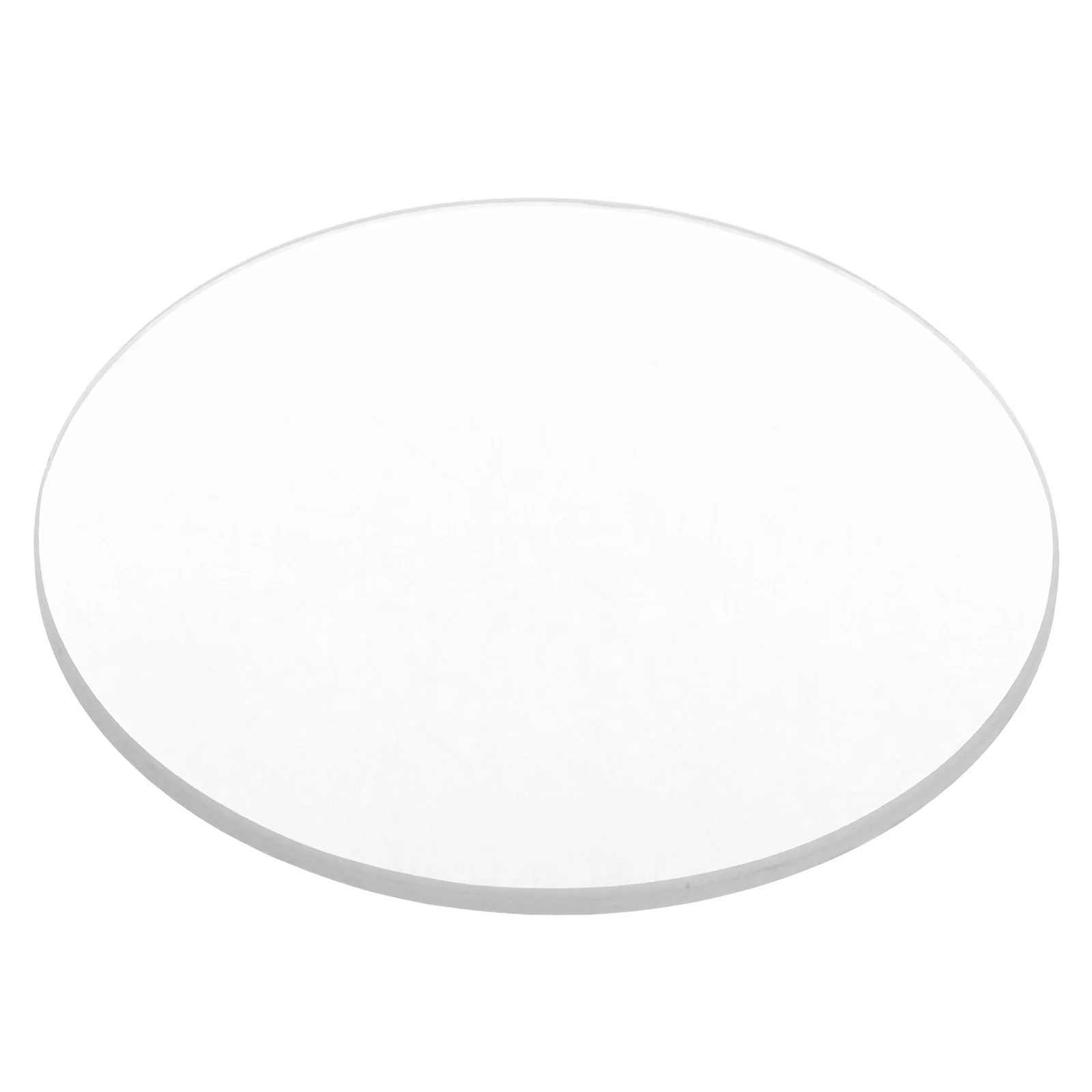 عدسة زجاجية 10 سم قطر 300 مم البعد البؤري عدسة بصرية محدبة مزدوجة عالية الأداء لتجربة الفيزياء مختبر واضح #5