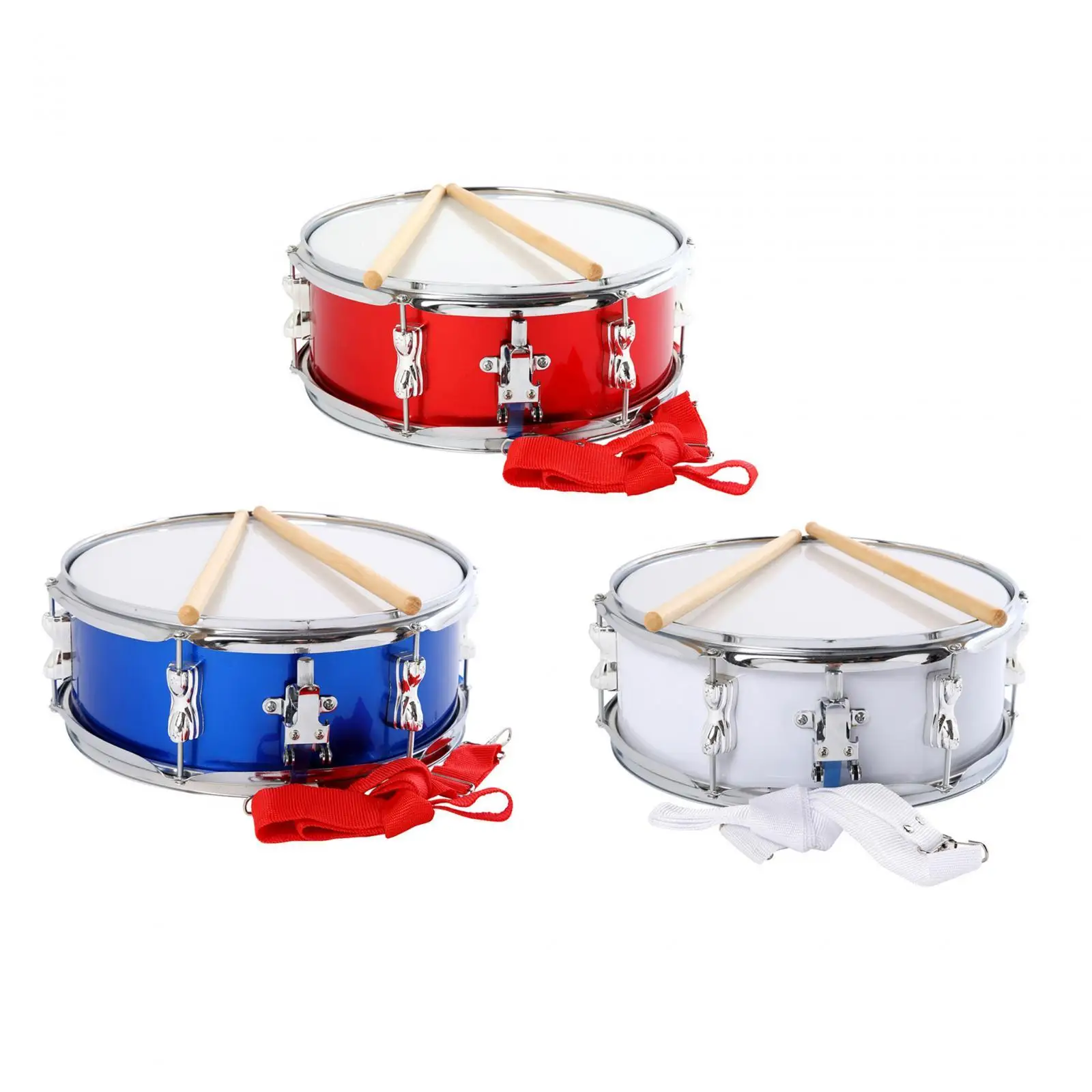 13inch Snare Drum Lightweight Double Tone Drum for Boys Girls Beginners Kids