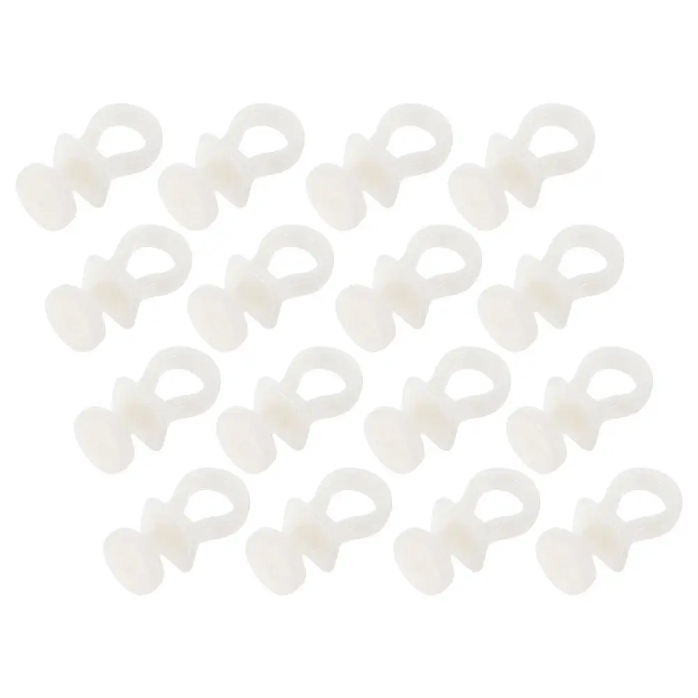 30Pcs Beige Plastic Curtain Track Rollers Silent Smooth Glide Sliding Ceiling Mounted Rv Bunk Bed Shower Curtain Room Divider