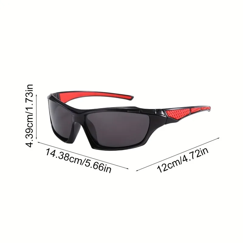 نظارات شمسية رياضية جديدة للرجال عبر الحدود، نظارات ركوب الدراجات للرؤية الليلية، نظارات شمسية للقيادة مقاومة للأشعة فوق البنفسجية، نظارات رياضية ملونة