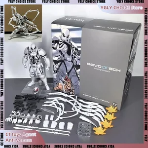 ショックCT Toys Spiderman Agent Anti Venomフィギュア驚くべきYamaguchi Spider-Manアニメアクションフィギュアモデルクリスマスギフトおもちゃ 12ベストセールスヤマグチ鉄のクモのクモ-11