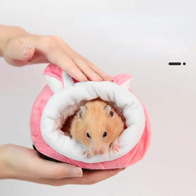 

Soft Plush Winter Warm Cute Hamster Cotton House Small Animal Nest Guinea Pig Squirrel Mice Rat Sleepping Bed Keep Warm Nest