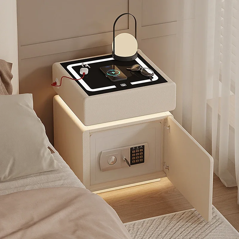 

French smart bedside safe integrated household small