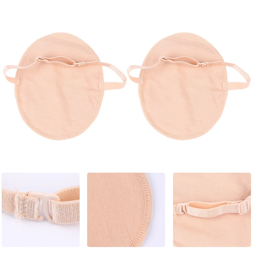 2Pairs منصات العرق تحت الإبط امتصاص القطن مضاد للتعرق وسائد الصيف مكافحة العرق التصحيح للقمصان البلوزات تي شيرت