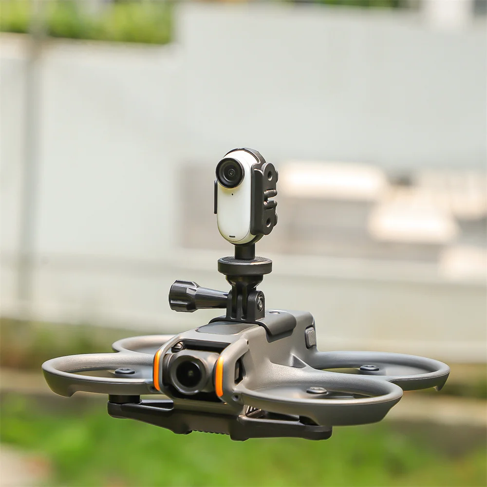 Braket kamera untuk Avata2/ Insta360 GO3, aksesori ekspansi dudukan lampu sorot kamera olahraga