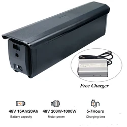 Removable Lithium-ion Ebike Battery 48V 15Ah 20Ah for Freesky Wild Cat Gotrax Tundra Kasen Ranger Vakole TR26 Electric Bike
