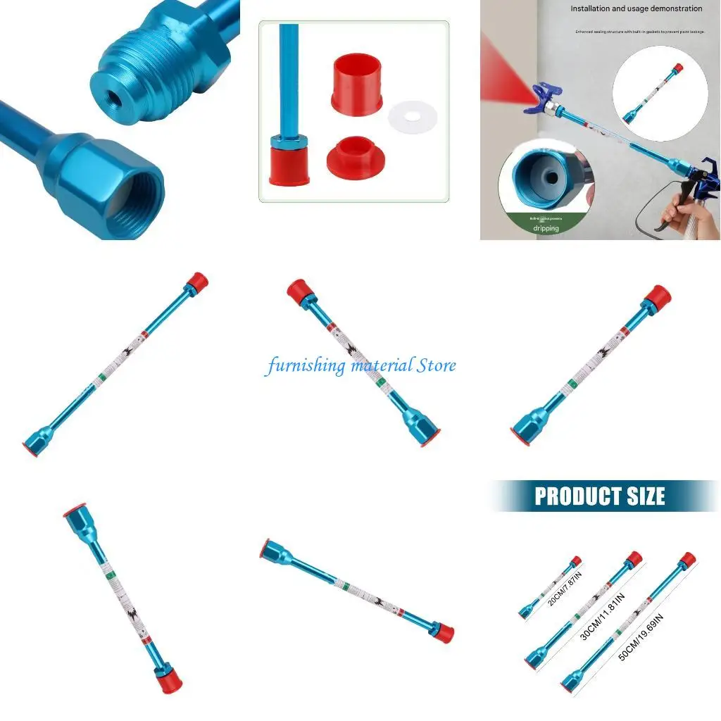 

Y5GD Painting Sprayer Extension Rod Antislip Thread for Sprays Operations Stability