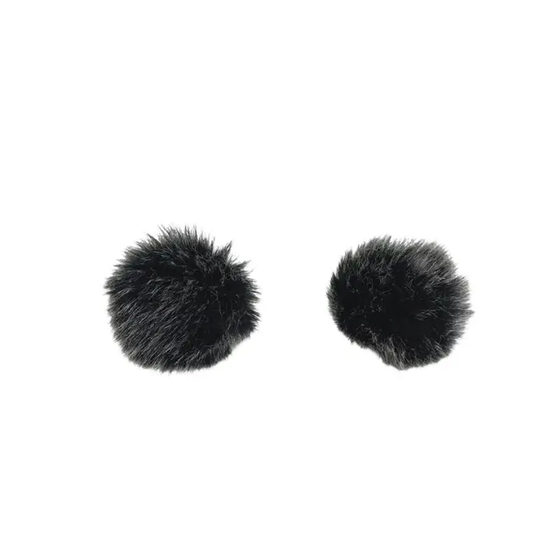 [T73C] Furry Windshield Muff For Tascam X6 X8 Voice Recorder Microphone, Noise Reduction Foam Windscreen Cover