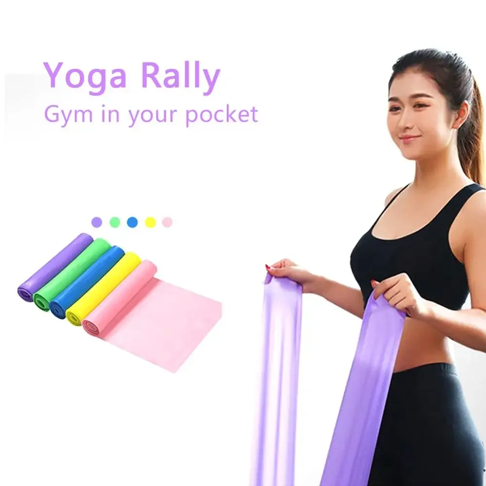 Fitness Exercise Resistance Bands Rubber Yoga Elastic Band 150Cm -180CM Resistance Band Loop Rubber Loops For Gym Training