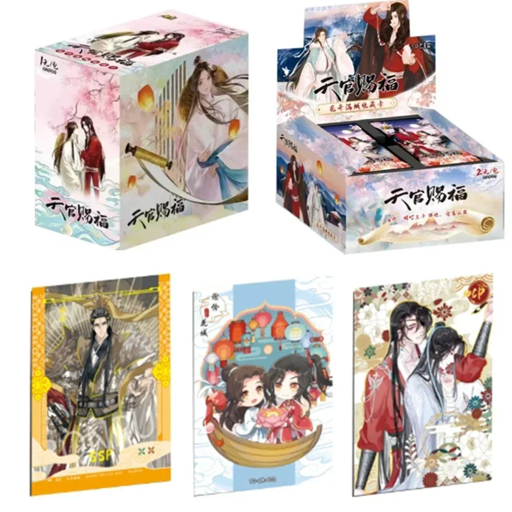 Heavenly Ambtenaren Zegen Kaart Fenghua Hoofdstuk Taoyuan Duizend Lantaarns Kaart Tianguancifu Anime Karakters Collectie Kaart