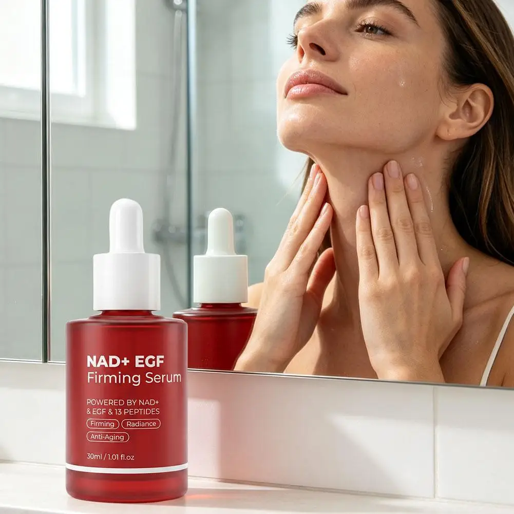 NAD+ EGF Straffendes Serum Strahlkraft-Verstärker Tiefenhydratation Hautreparatur Anti-Falten Tägliches Gesichts-Essenz-Serum 30ml – Detail 5