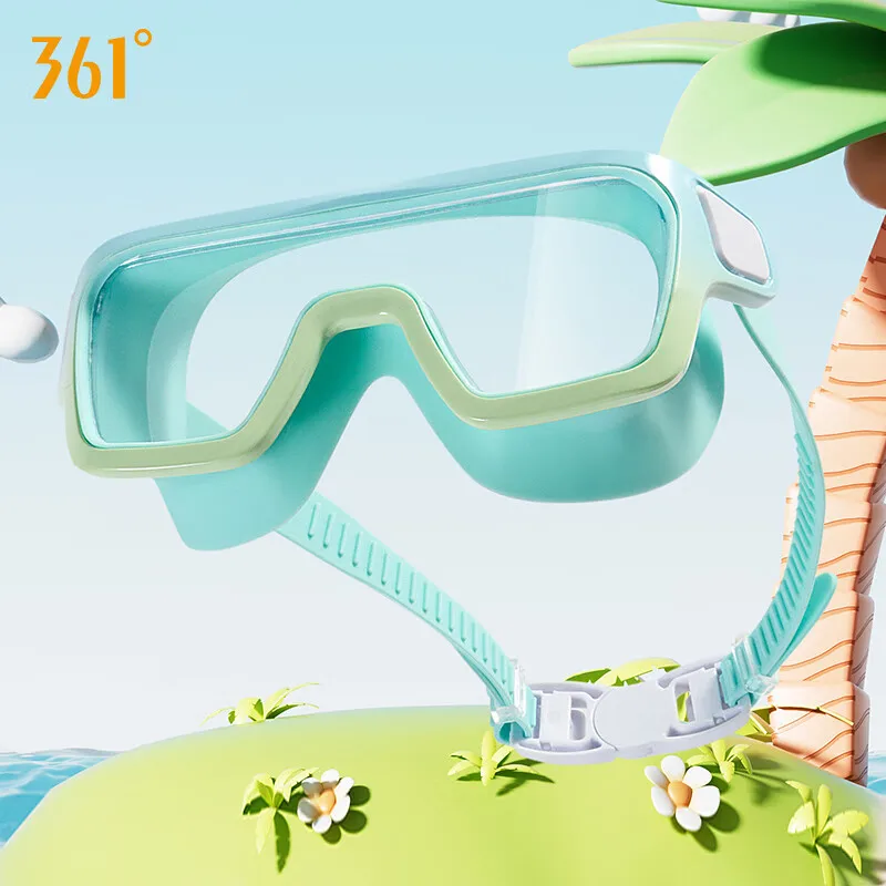 361Adults/Kids Anti-Fog HD Waterproof UV Protection Adjustable Silicone Swim Glasses Professional Water Sports Beach EyeWear