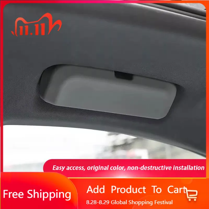 

Внутренние наклейки для Porsche Cayenne 92A Panamera 970 971 Macan 95B 2011-2024, чехол для автомобильных очков, ящик для хранения солнцезащитных очков