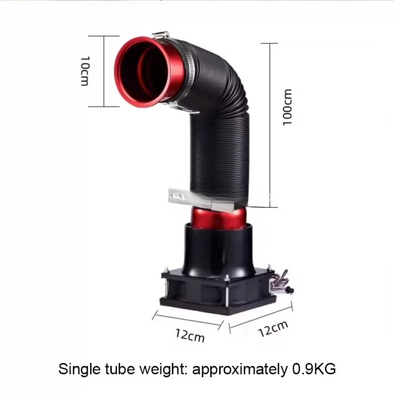 High quality speed response racing wind emulator cockpit adjustable aluminum fan retractable intake pipe true driving feeling