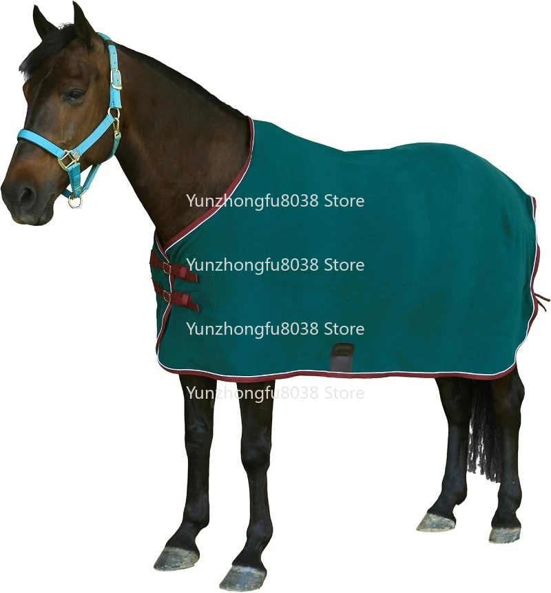 Fleece Cooler with Double Side Anti-Pilling for Horse Cooling and Drying Workout/Bath, or as a Blanket Liner for Chilly Weather