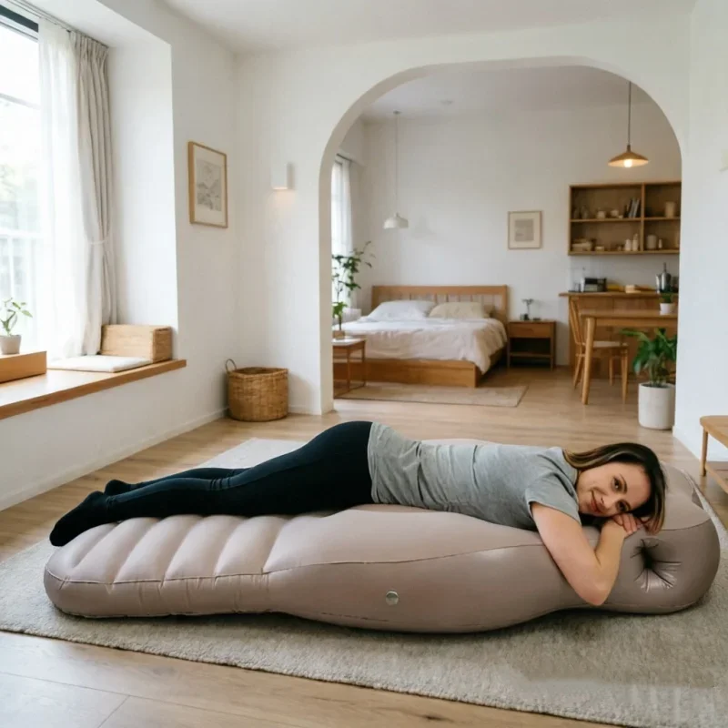 portable-inflatable-pregnancy-sleeping-mat-air-pump-supported-air-mattress-for-prone-position-rest-yoga-household-indoor-scenes